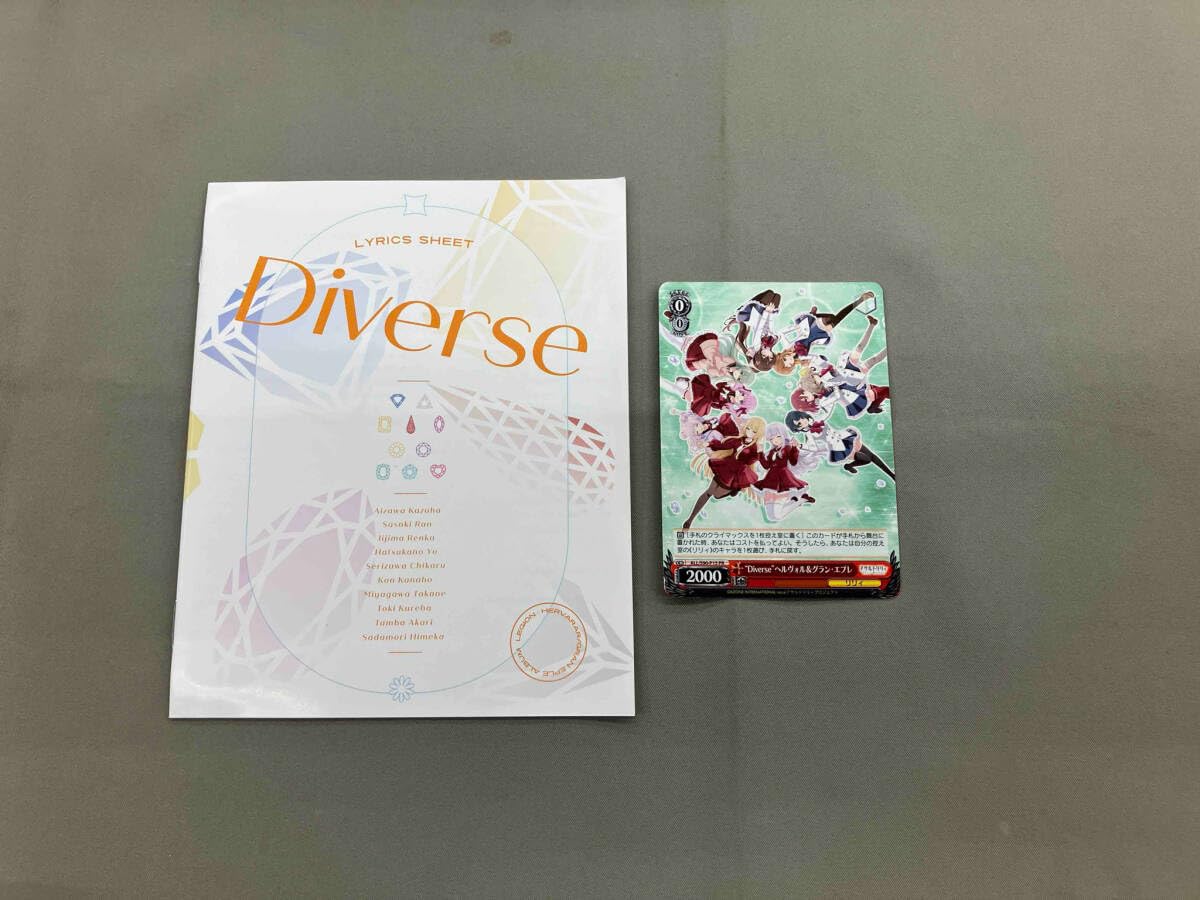 【中古】アサルトリリィ　Cherish/Diverse CD.Blu-ray 中古】アサルトリリィ Cherish/Diverse CD.Blu-ray の通販 by